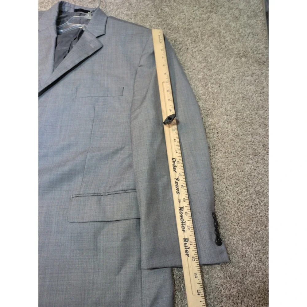 Michael‎ Kors Mens 46S Gray Wool Blend 2 Button Blazer Sport Coat Made in Canada